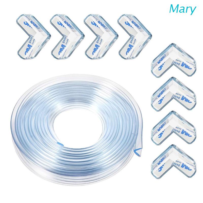 Mary Strip Bumper PVC Transparan 6m Cover Siku Meja / Lemari Proteksi Bayi