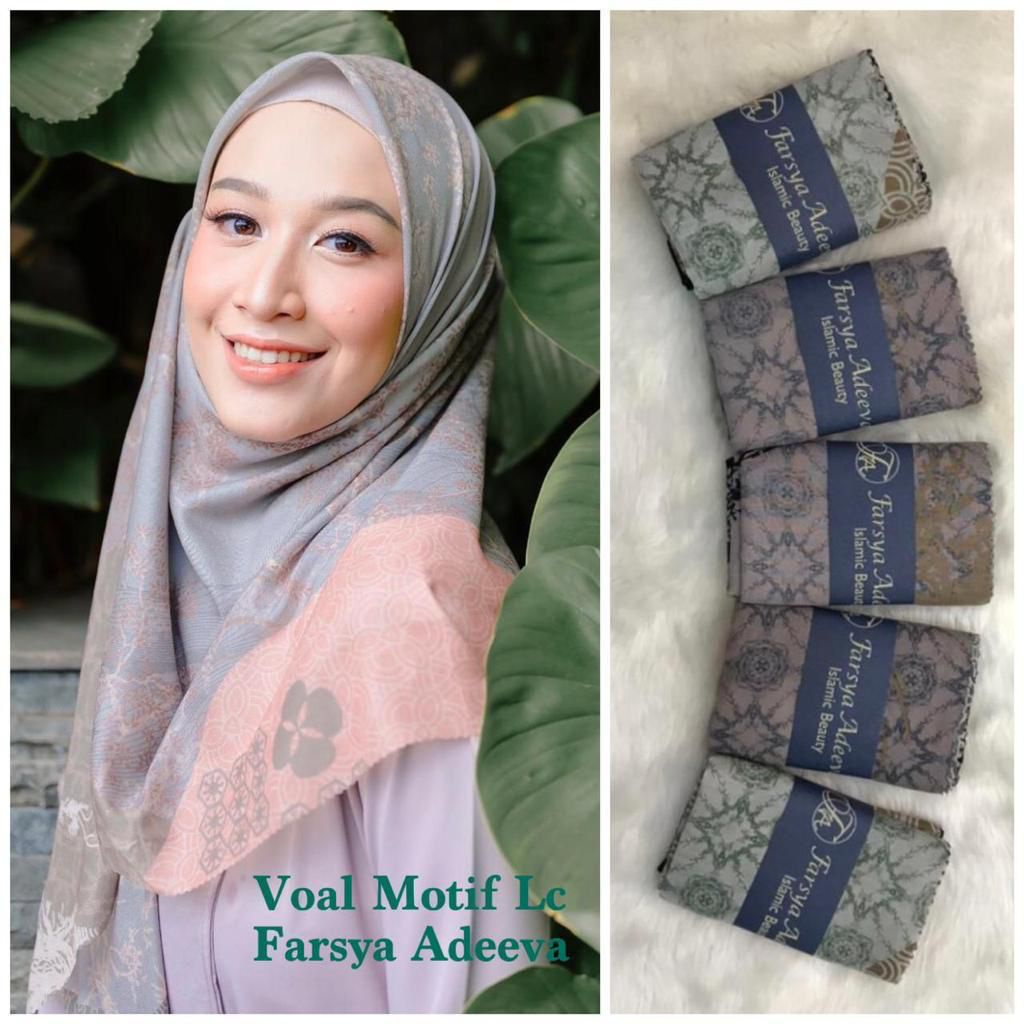 KERUDUNG SEGIEMPAT MOTIF VOAL DEENAY LASERCUT KW TERMURAH DAN TERLARIS HIJAB MOTIF HIJAB SERAGAM SAFA HIJAB