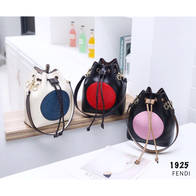 A.Fendi Mon Tresor Mini Leather Bucket #1925