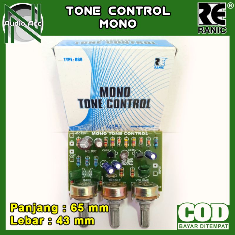 Kit tone control mono