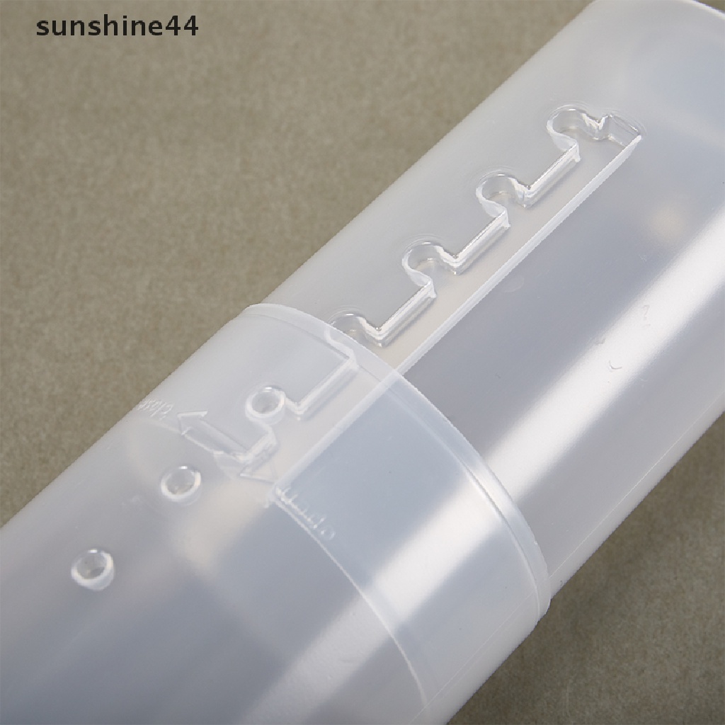 Sunshine Cup Display Organizer Brush Makeup Tinggi Adjustable Bahan PVC Dengan Tutup