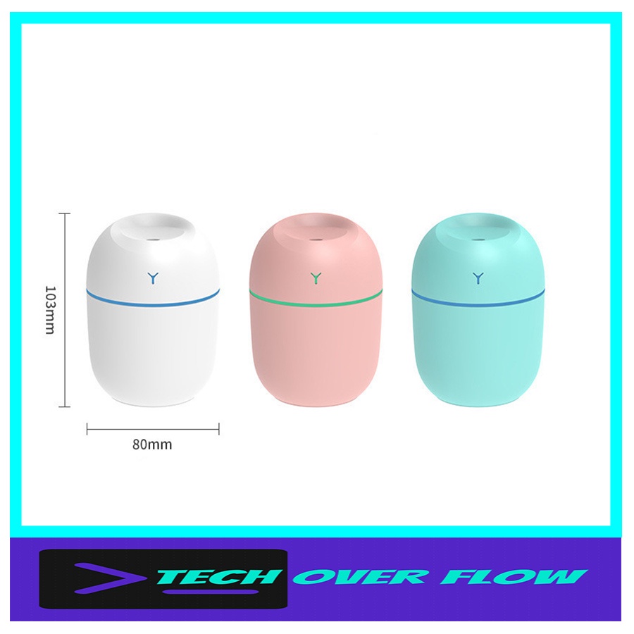 diffuser humidifier 220ml  / portable humidifier 220ml / essential oil diffuser