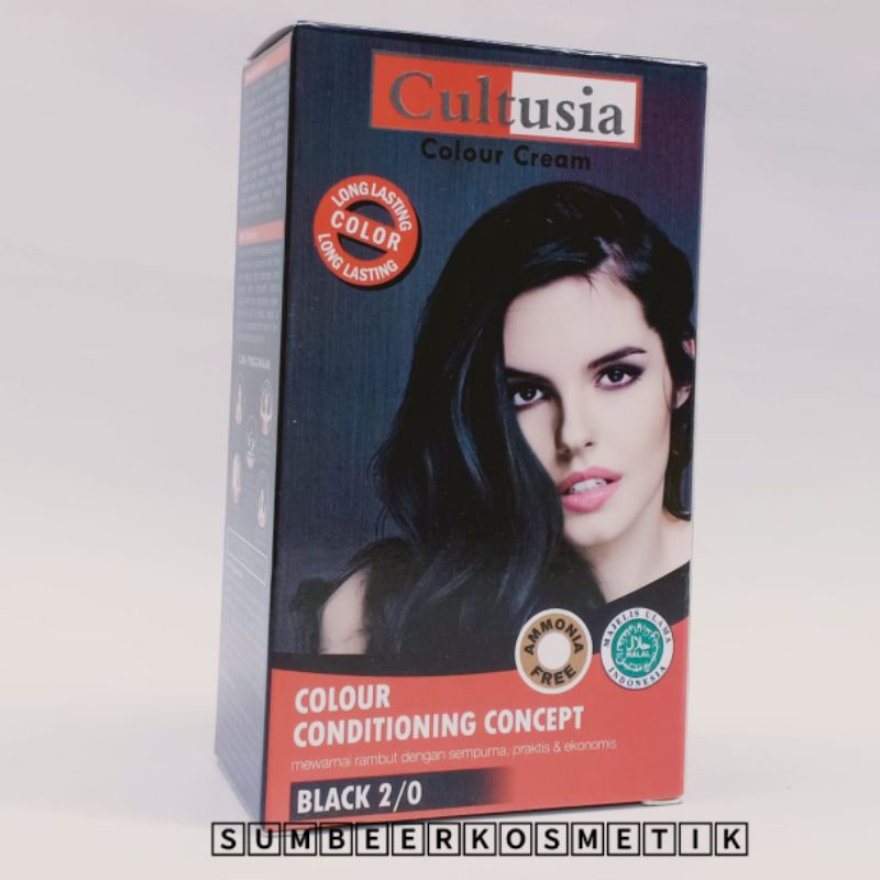 Cultusia  Pewarna Rambut Colour Cream /  Cat Rambut Cultusia 30ml BPOM