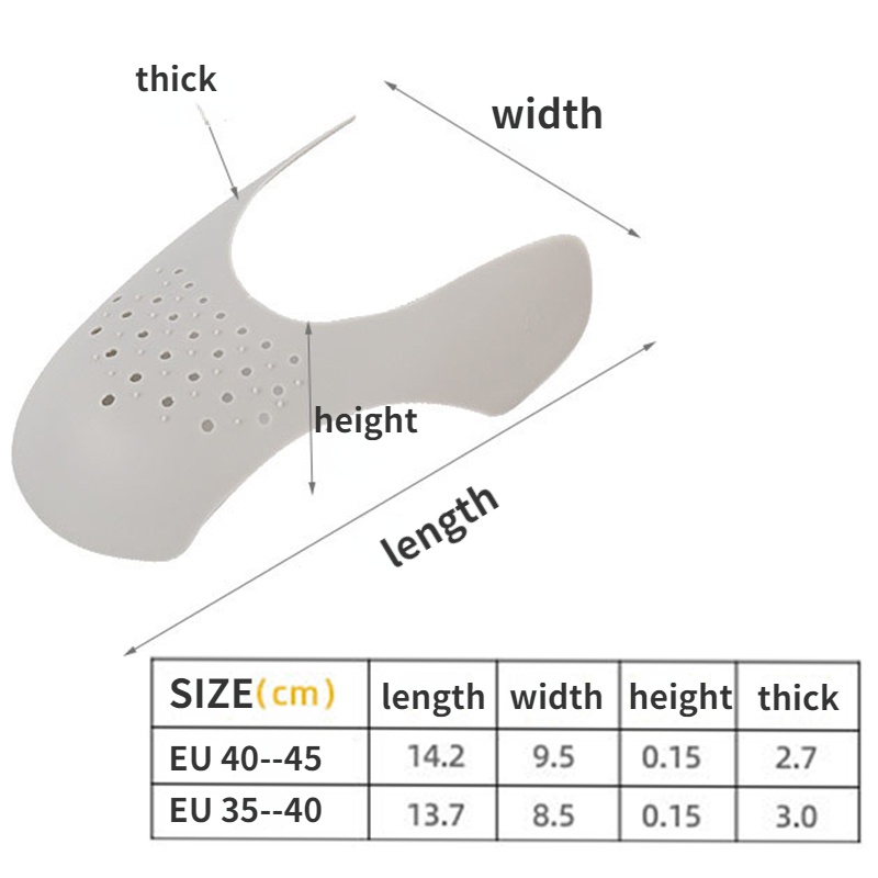 PREMIUM QUALITY SATU PASANG SHOE SHIELD SEPATU PRIA AKSESORIS SEPATU SNEAKERS PELINDUNG SEPATU ANTI PENYOK