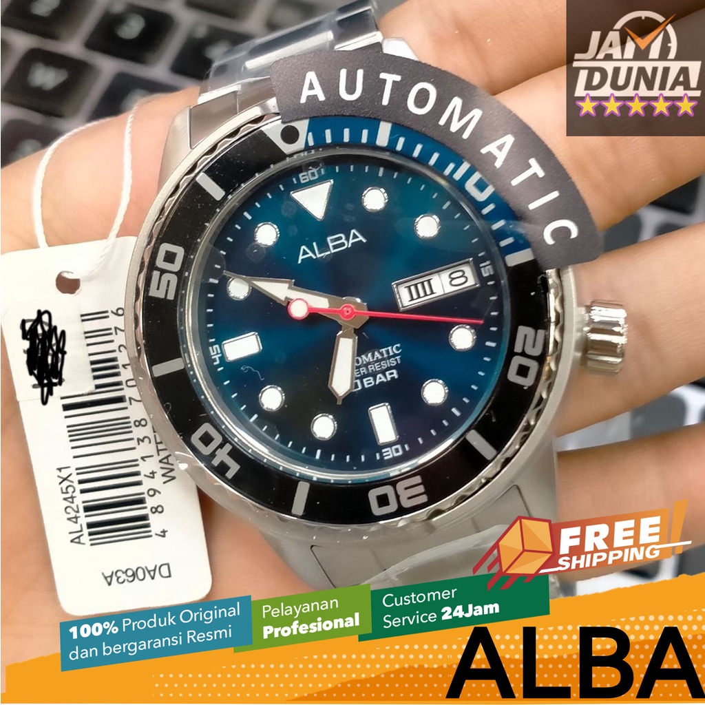 ALBA ORIGINAL ST AL4245 AL4245X1 AL42 45 AL 42 45 X1 AL4 JAM TANGAN PRIA JAM PRIA DY JAMDUNIA