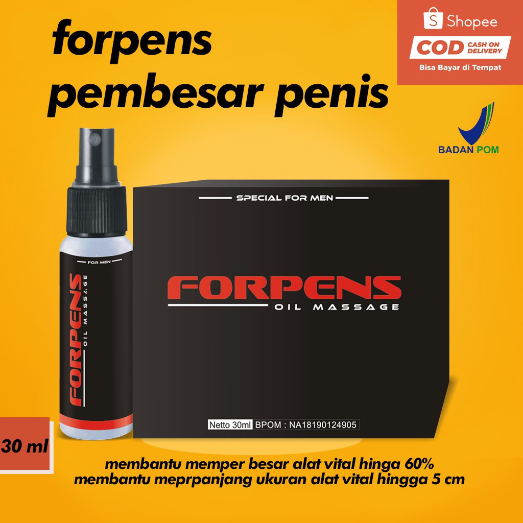 MINYAK VITAL KESEHATAN SEKSUAL FORPENS PEMANJANG ALAT VITAL PRIA