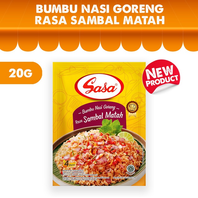 SASA BUMBU NASI GORENG - SASA BUMBU NASI GORENG BBQ - bumbu nasi goreng - sasa nasi goreng - SASA AYAM KUNING