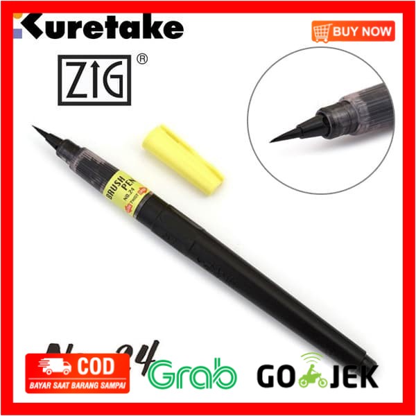 

(BISA COD) Kuretake Zig Brush Pen No. 24 (Fine Tip)