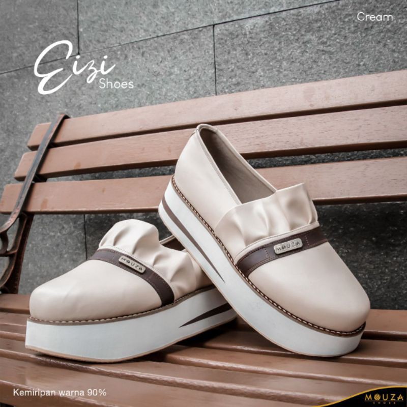 [REY] MOUZA - Sepatu Wanita Eizi by Mouza Shoes / Sepatu Sneakers Muslimah Trendi / Sepatu Original