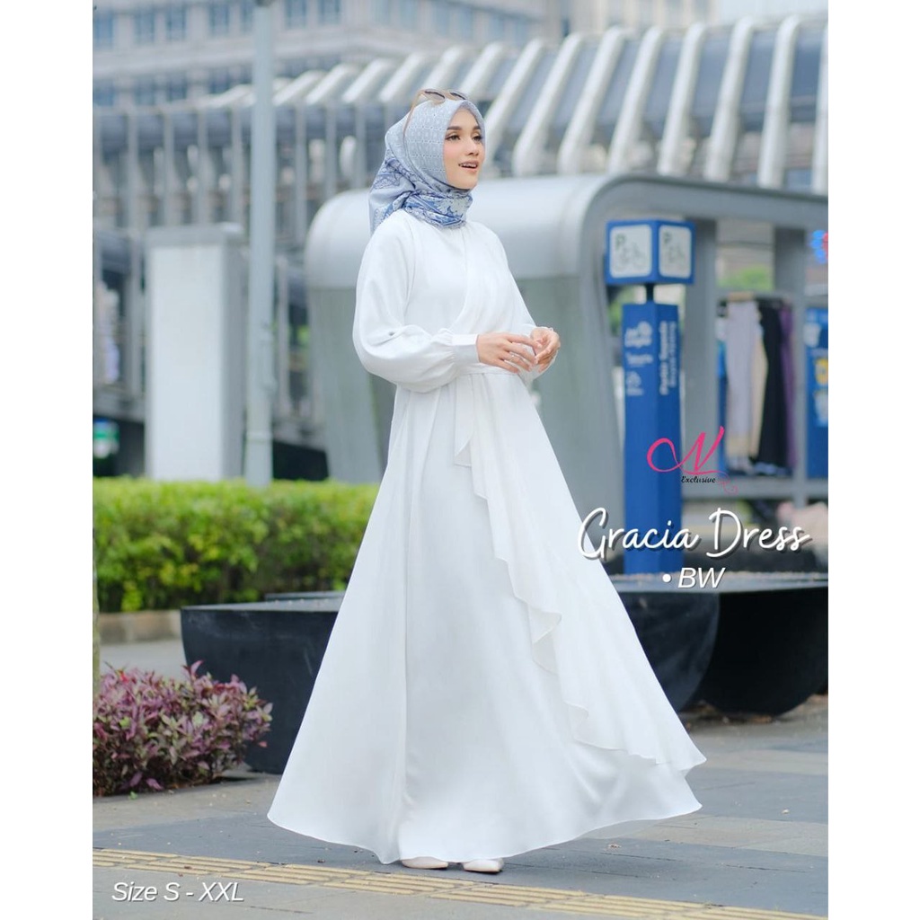 GRACIA DRESS BY NANAVY EXCLUSIVE GAMIS CANTIK