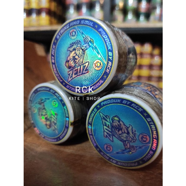 " ZEUS  " 2000 yard. Senar gelasan matot  by RCK ( bahan Coklat Impor )