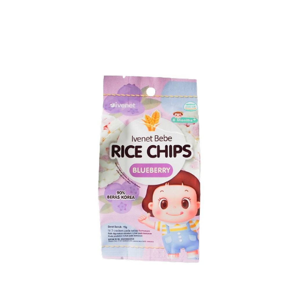 IVENET Bebe Rice Chips 15g / Snack Bayi