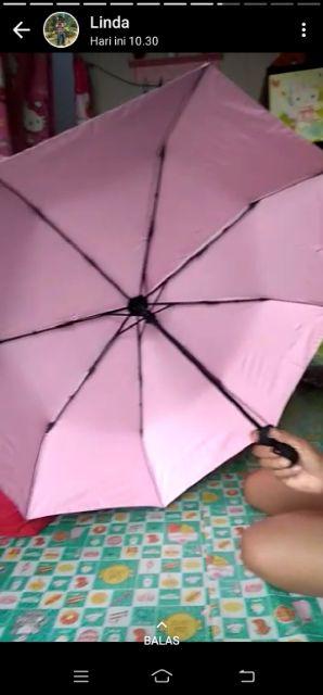 Payung Otomatis Lipat Payung Matahari Iblis Kecil Kerai