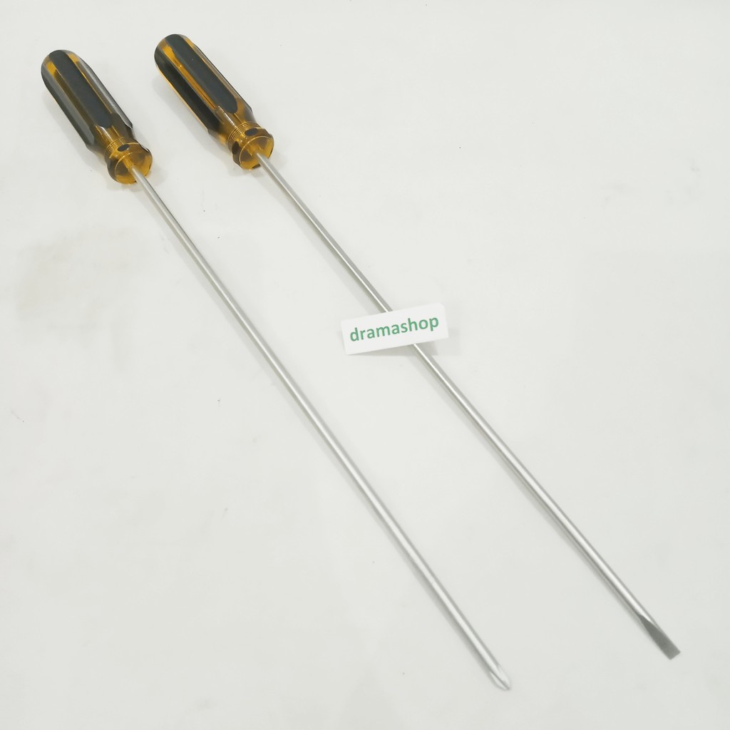 Obeng Sedang 5*300mm Minus Plus Panjang 30cm 12