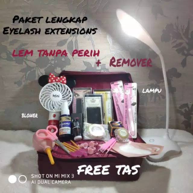 RECOMMEND!!! PROMO PAKET EYELASH EXTENSION/PAKET LENGKAP EYELASH EXTENSION