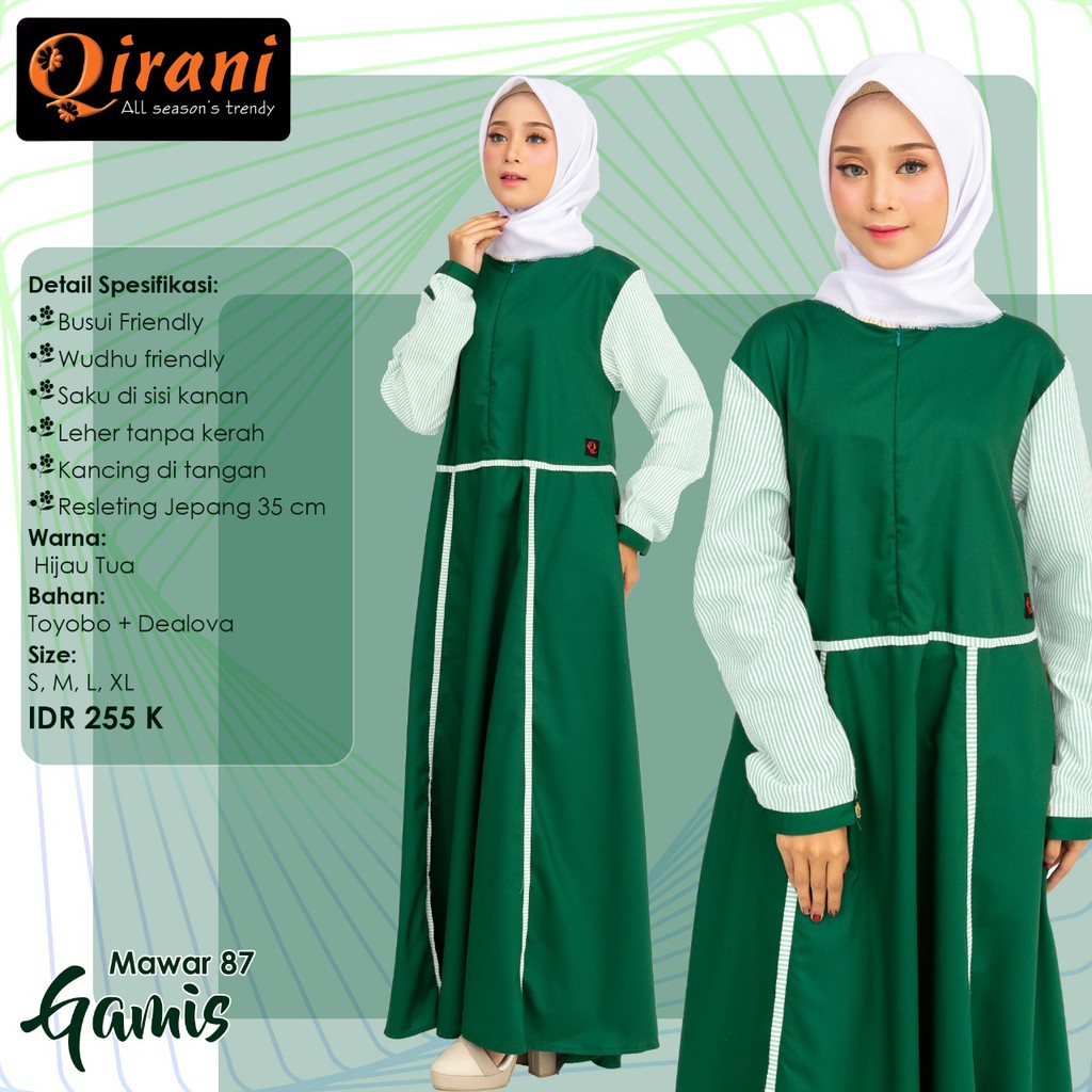 SARIMBIT 005 - GAMIS QIRANI MAWAR 88