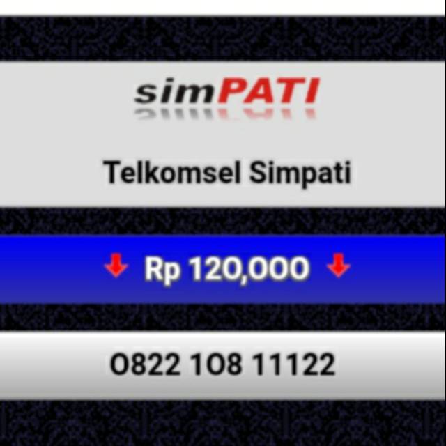 NOMOR CANTIK SIMPATI 0822 108 11122