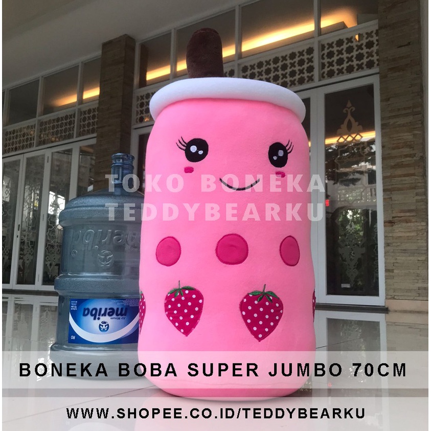 TERMURAH! BONEKA BOBA BESAR VIRAL SUPER JUMBO 70CM PRODUSEN LANGSUNG