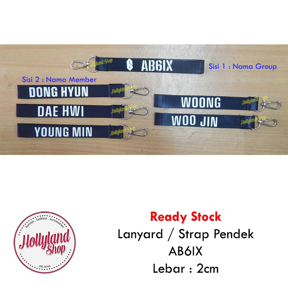 

Lanyard Strap Gantungan Tali Pendek AB6IX Member Unofficial