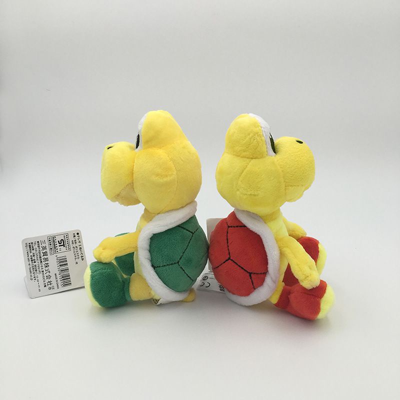 6in Mario Super Bros Koopa Troopa Plush Stuffed Doll Hadiah Anak Mainan Fashion