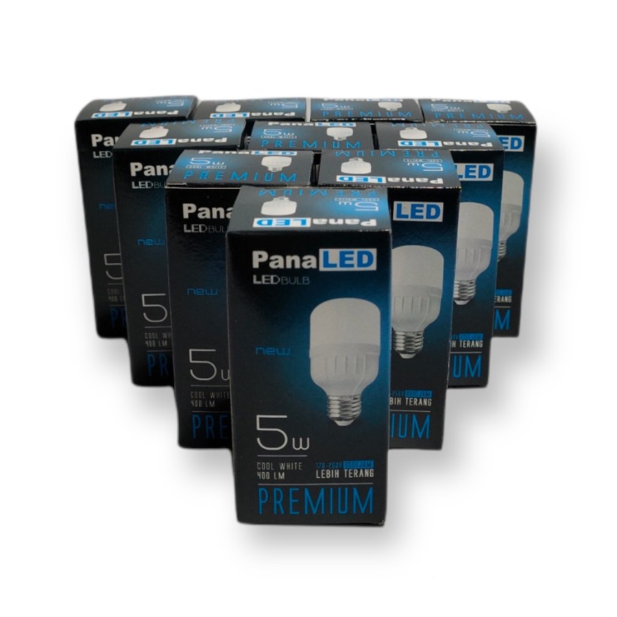 Lampu LED 5 watt Putih Panaled 5W Bohlam Panaled  LED 5w