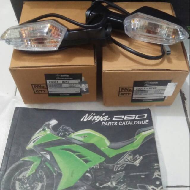 Lampu sen belakang ninja 250 fi Z250 kanan kiri