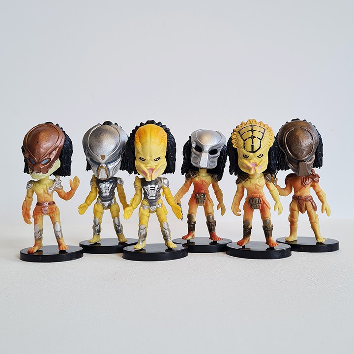 Set Figure Alien vs Predator Pajangan Hiasan Kue 6 pcs