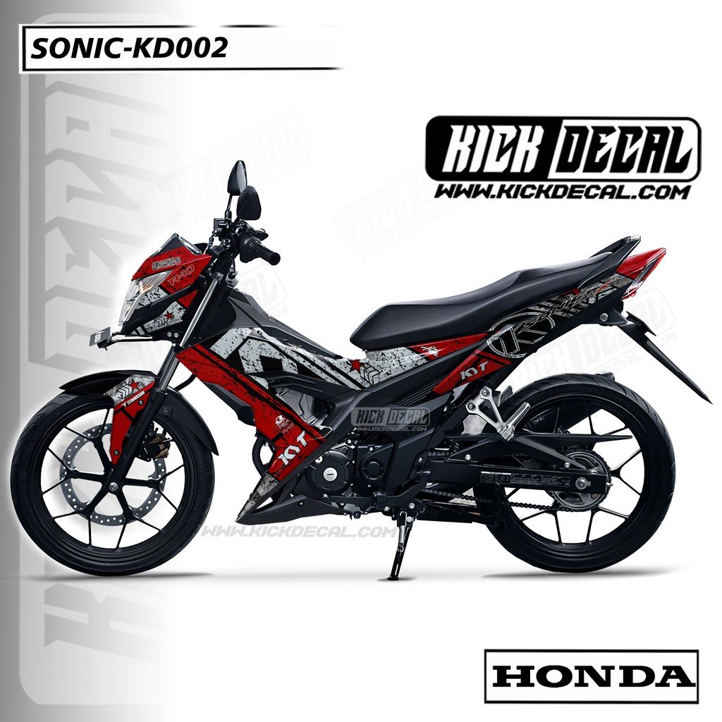 STICKER DECAL MOTOR SONIC VARIAN KD001-KD020