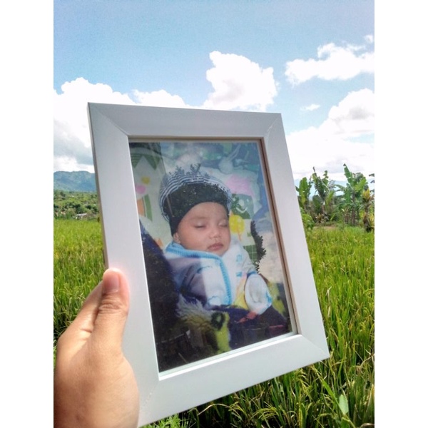 FOTO 5R + FRAME KACA