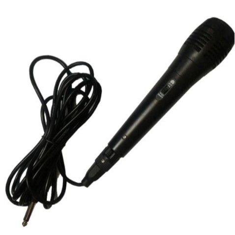 Mic Dynamic wire Microphone Kabel Karaoke Mikrofon switch on off Berkualitas