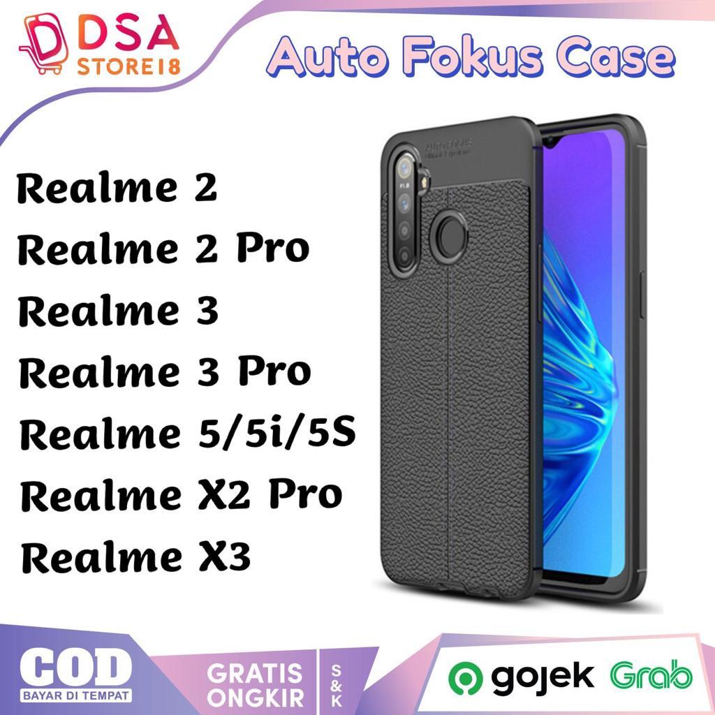 Realme 2/PRO 3/PRO 5/5i/5S X2 PRO X3 Softcase Autofocus Case Slim Leather