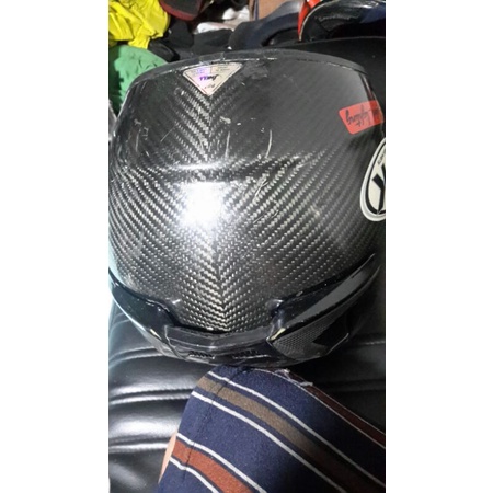helm nhk gp tech carbon seken bekas