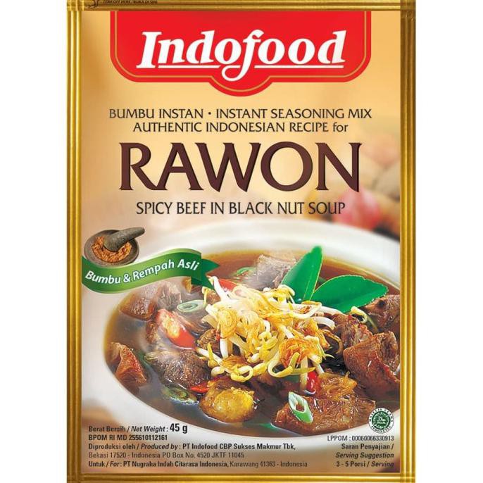 

BISA COD Bumbu Indofood Rawon 45G (1 BOX isi 24) TERBARU Kode 867