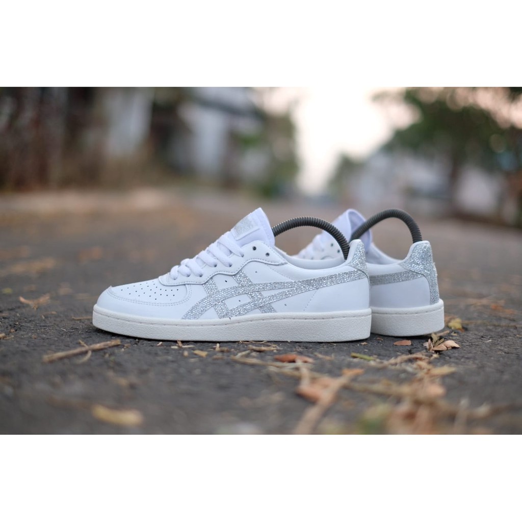 Onitsuka Tiger GSM  white silver bling