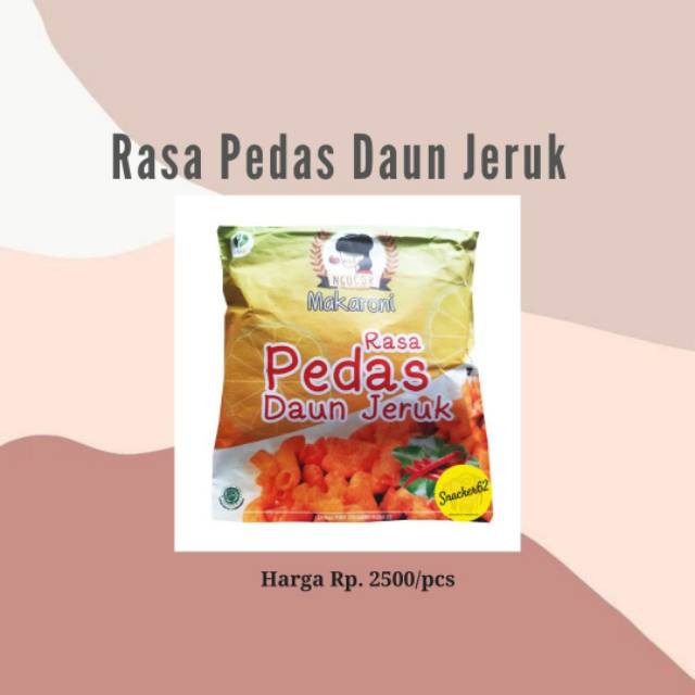 

Makaroni rasa Pedas Daun Jeruk