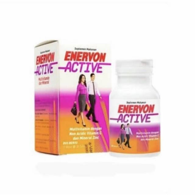 Enervon Active botol isi 30 tablet