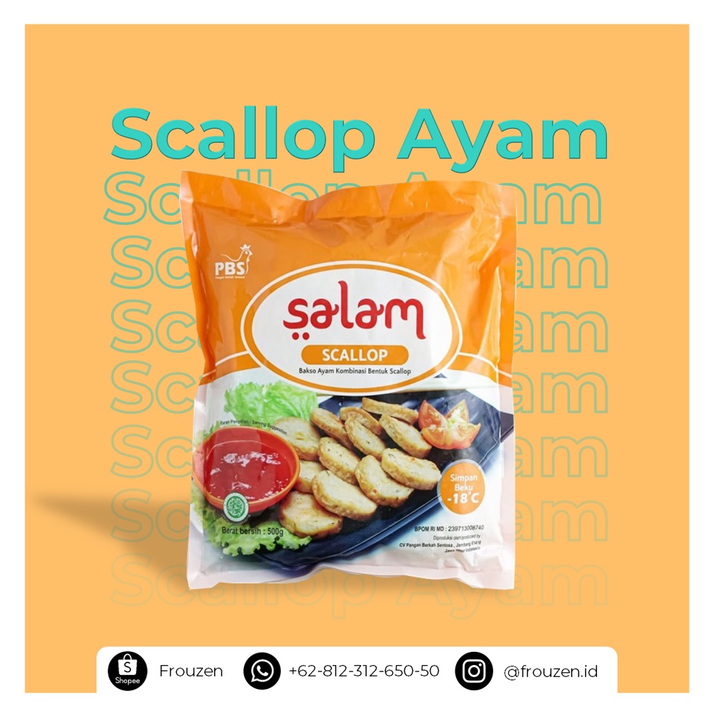 

[Frouzen] Scallop Ayam | Salam