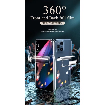 USAMS - HYDROGEL FULL ANTI GORES FULL COVER OPPO RENO6 RENO 6 PRO PLUS 6Z 5G FULL PROTECTOR