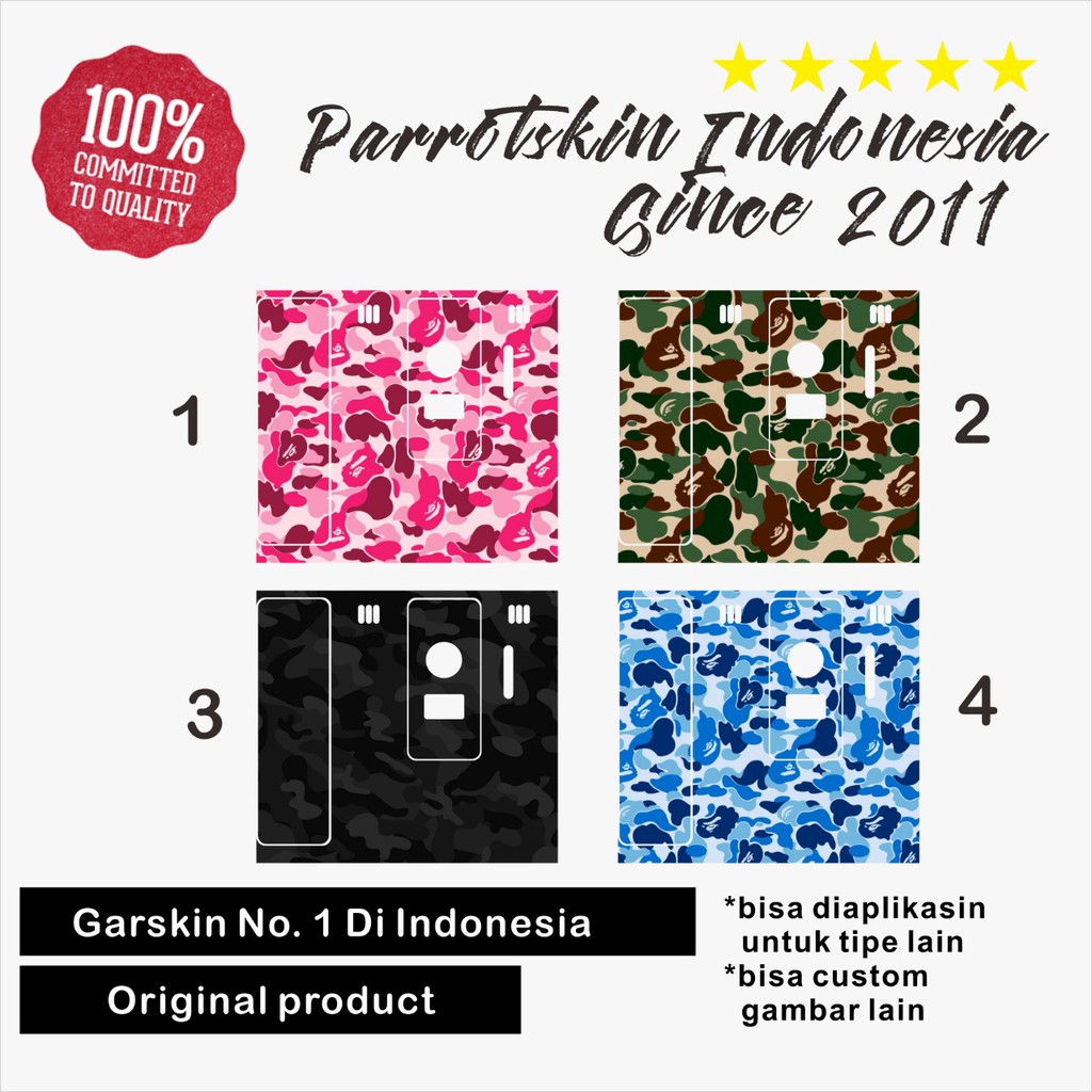 Garskin skin Vinci Air camo bape army Edition sticker