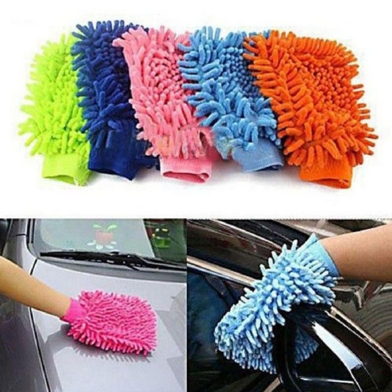 Sarung Tangan Microfiber Kain Lap Microfibre Cendol Cuci Mobil Motor