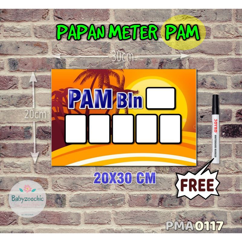 

Zoe Papan Meter Listrik PLN PAM motif Unik - Floral 17