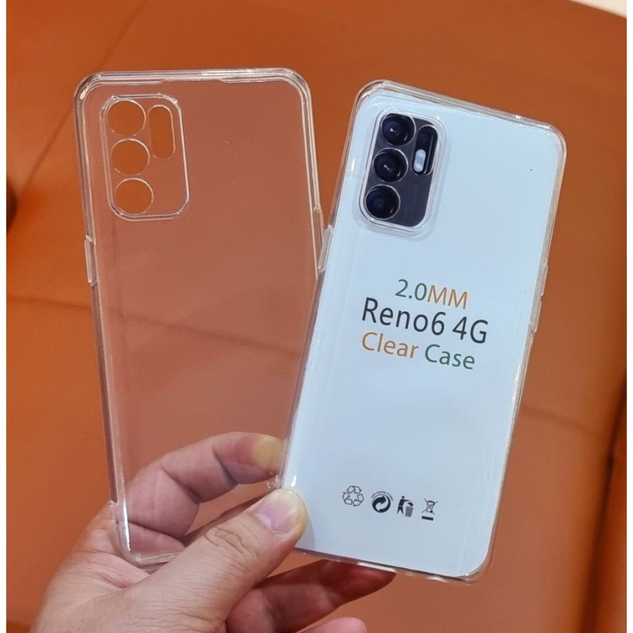 Case Oppo Reno 6 4G - Case Clear Hd Premium Oppo  Reno 6 - SC