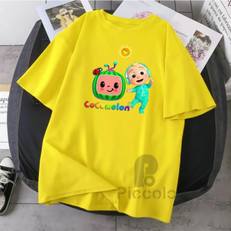 BAJU KAOS ANAK COCOMELON kaos anak baju anak kado ulang tahun (free nama