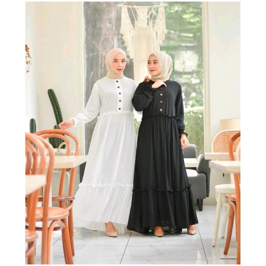 RILLO - GAMIS CHIKA REMPEL DAILY BUSUI DRESS MUSLIM PREMIUMM