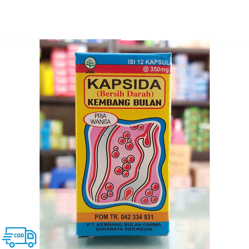 Hope Store - Kapsida Kembang Bulan 12 Kapsul - Obat Gatal, Bisul, Jerawat, dan Darah Kotor