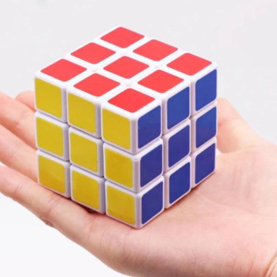 5.5 sale/SHOPEE MALL/【SHOPEE MALL】/Original/(TERBARU) Rubik Kubus Putih Magic Cube 3x3 Rubic Whiteba