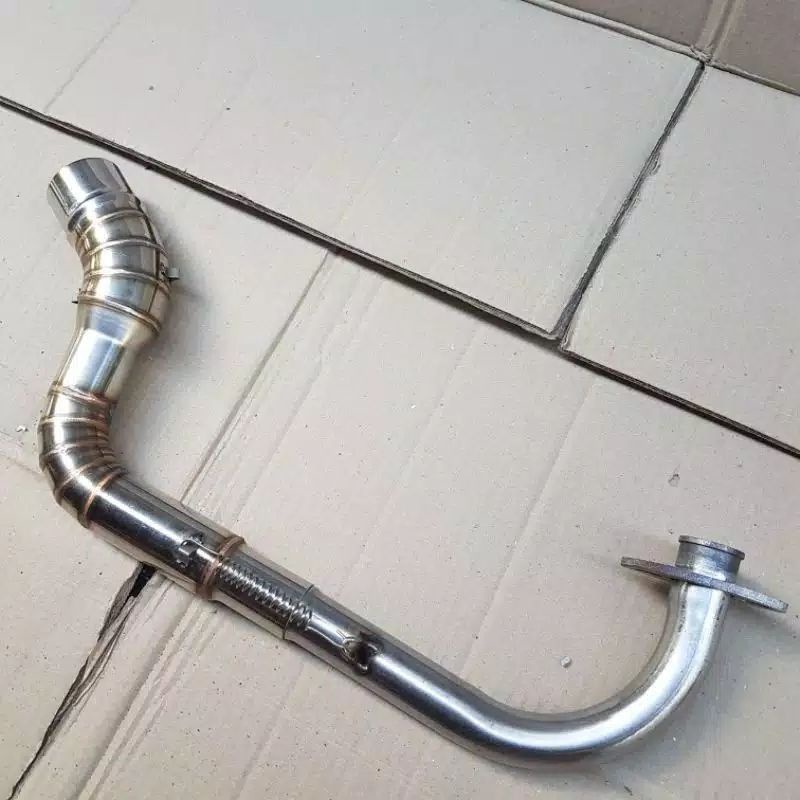 pipa leheran knalpot pnp mio j soul gt mio m3 inlet 50mm