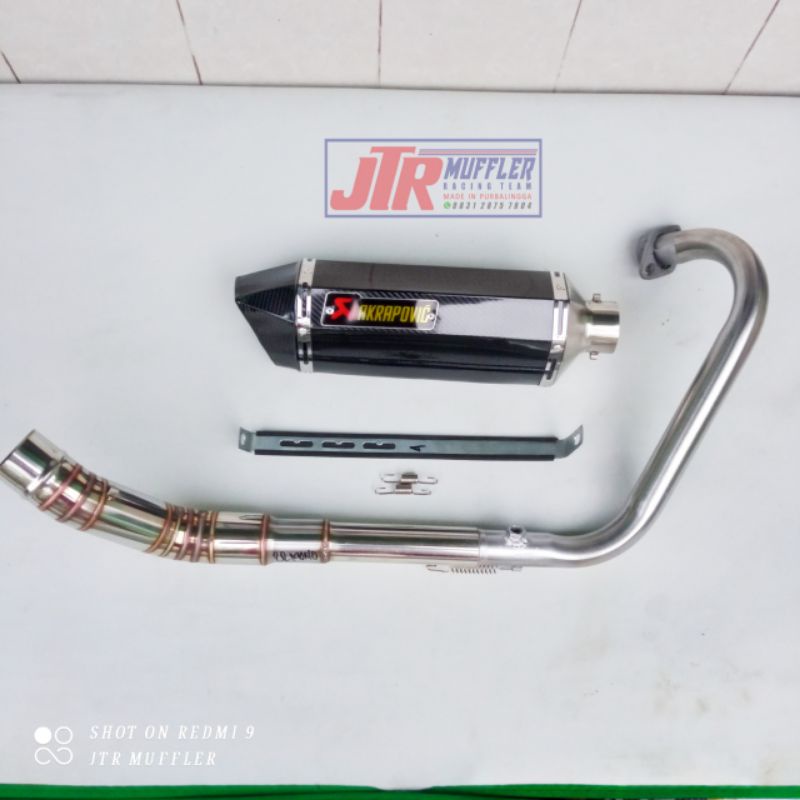 KNALPOT AKRAPOVIC CARBON NINJA 250RR MONO NINJA 250SL