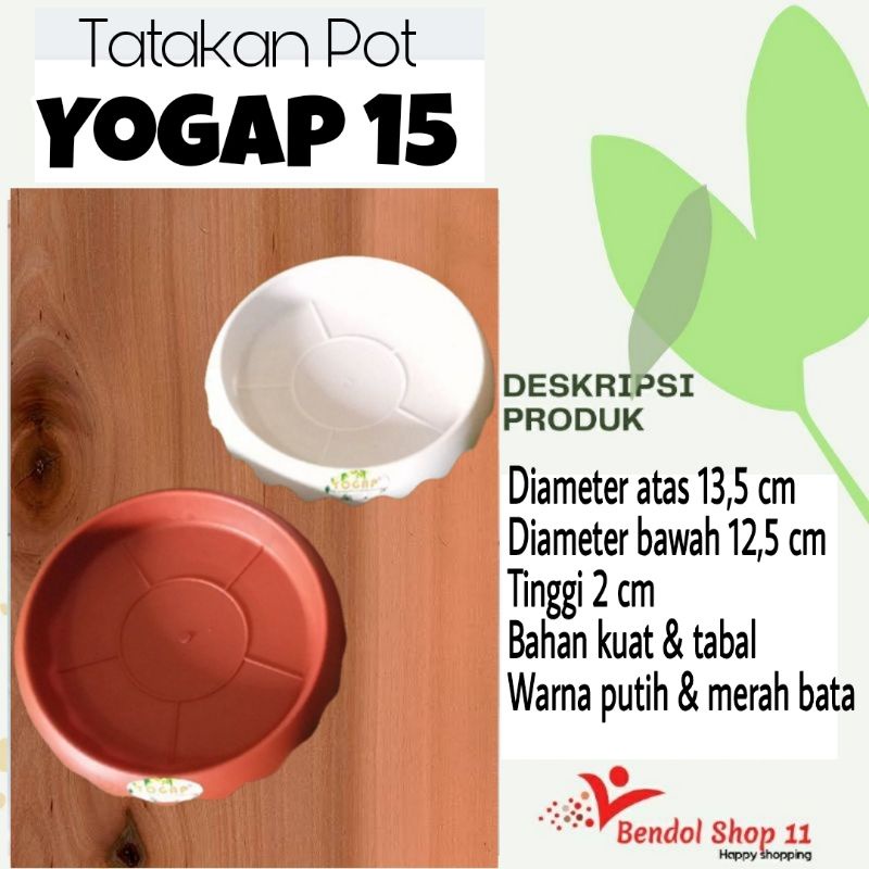 Tatakan pot yogap 15
