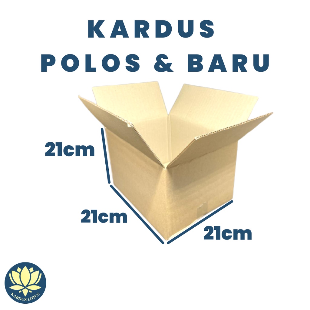 

Kardus Polos Baru (Uk. 21x21x21 cm)